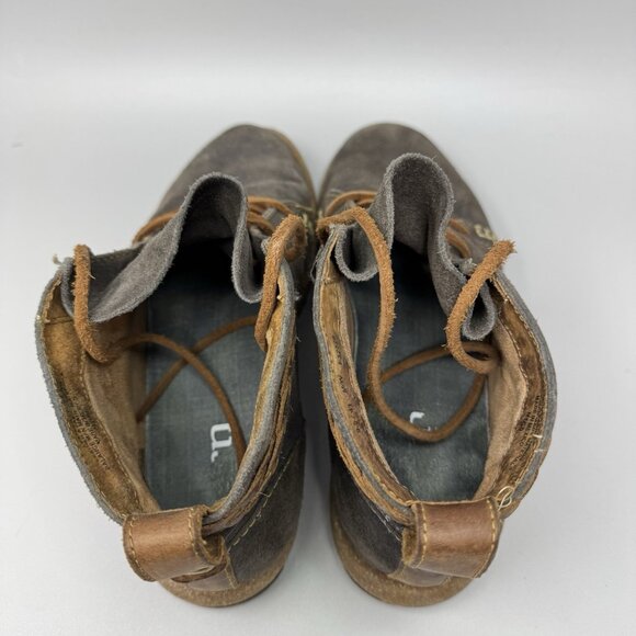 Born Temple Ankle Boots Women's 9.5M Brown Suede Leather Comfort Chukka - Picture 7 of 9